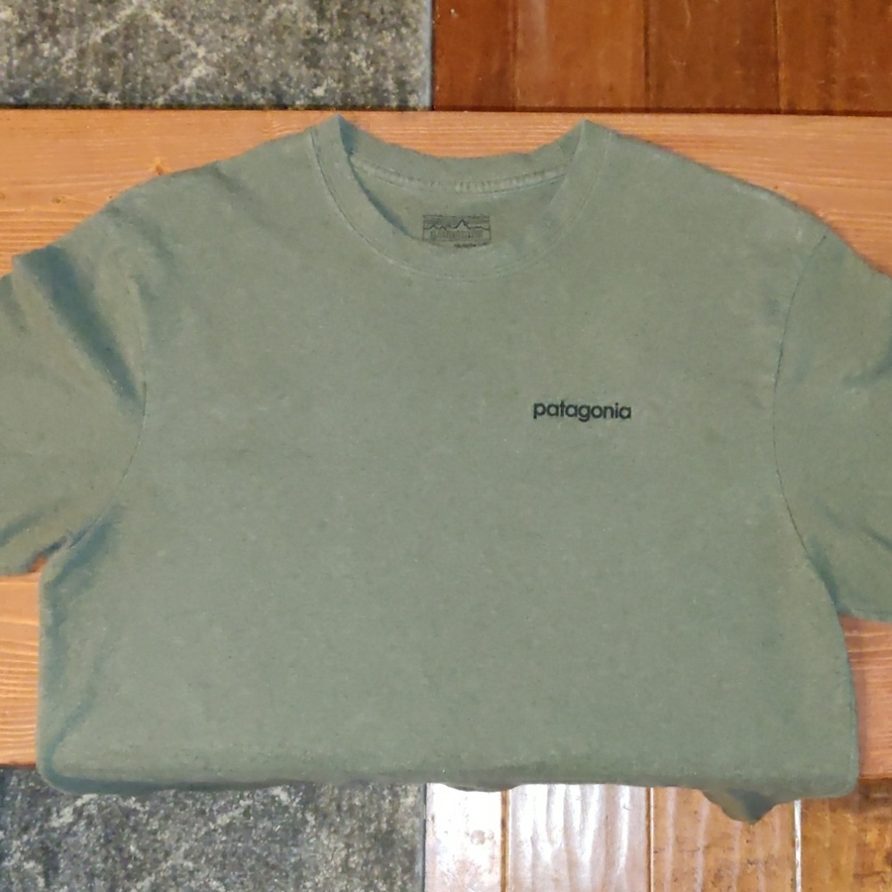 Patagonia t-shirt olive green